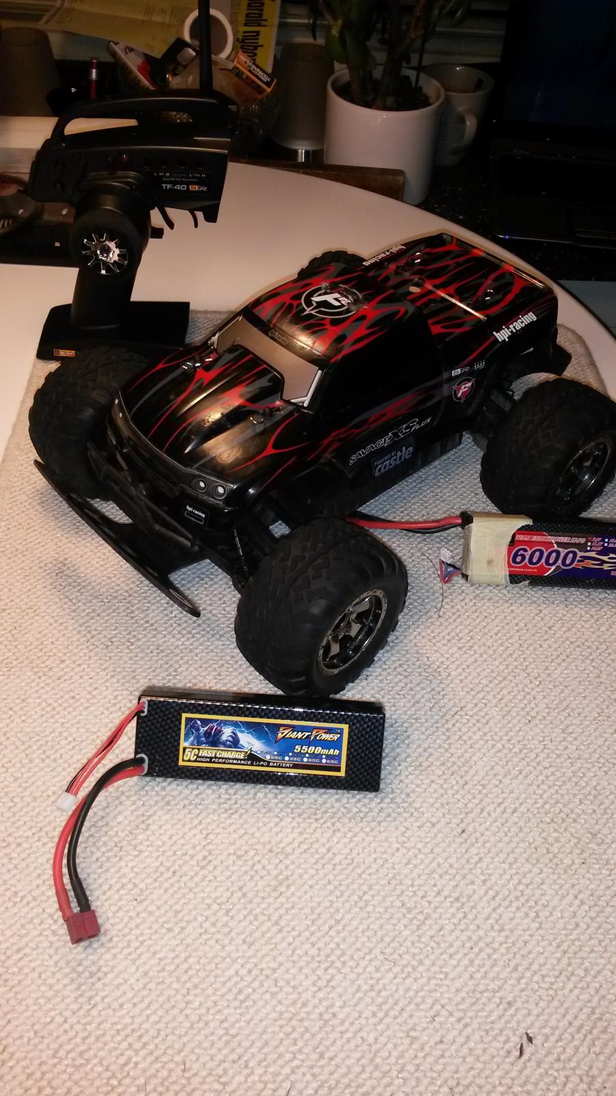 Bil tidligere rc.. HPI SAVAGE XS FLUX Brushless billede 4