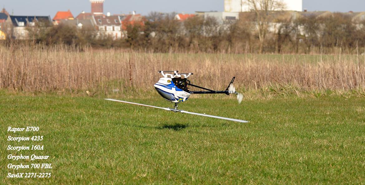 Helikopter Thunder Tiger Raptor E700 billede 1