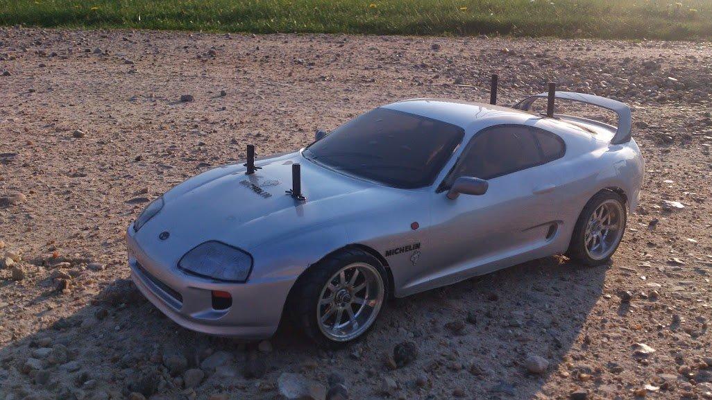 Bil Tamiya TT-01 Toyota supra [Alu] (SOLGT) billede 2