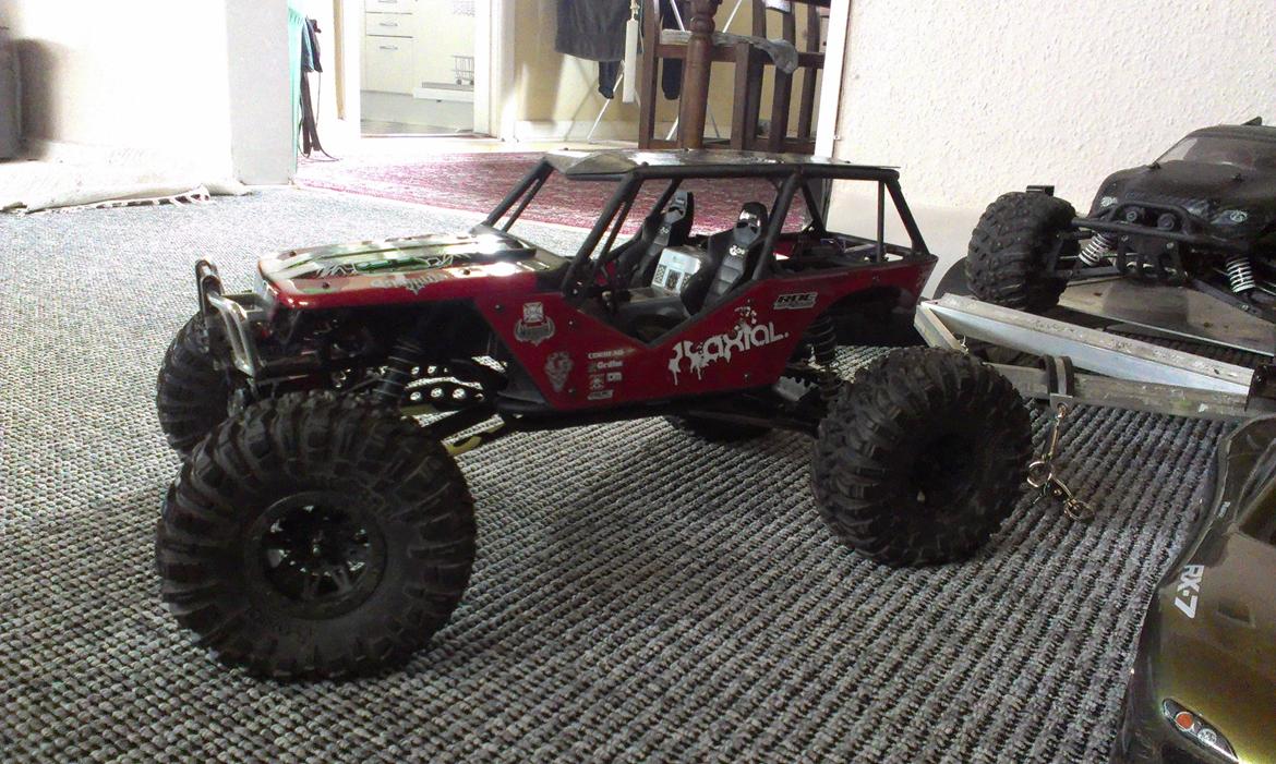 Off-Roader Axial Wraith kit "Crawleren"  - org lexan malet rød. billede 25