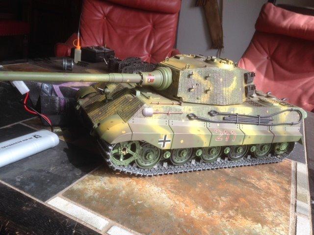 Militær 1/16 Scale Matorro King Tiger billede 11