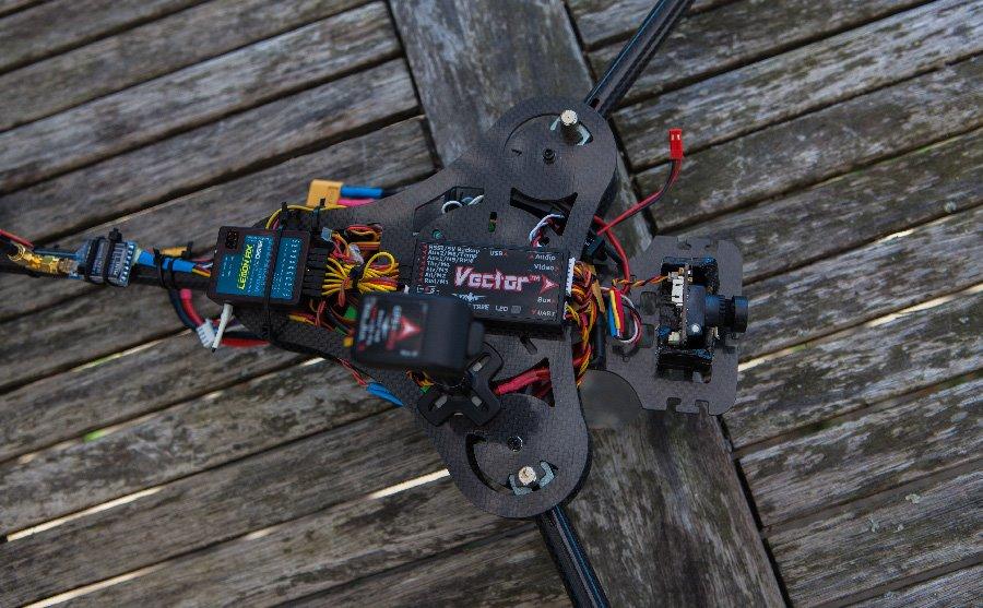 Multirotor Talon Tricopter Full Carbon billede 9