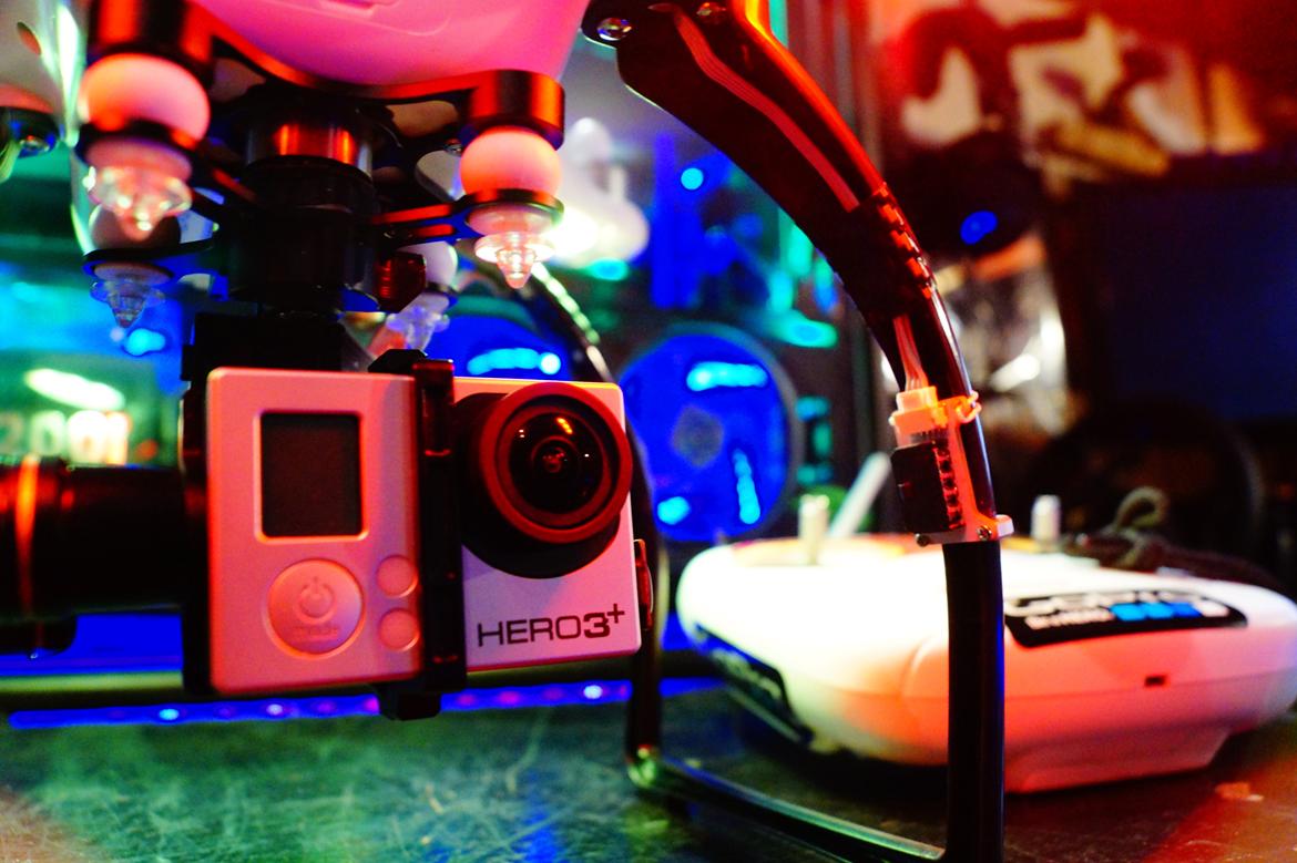 Multirotor Dji Phantom 2 with Zenmuse H3-3D, Gopro Hero3+ billede 12