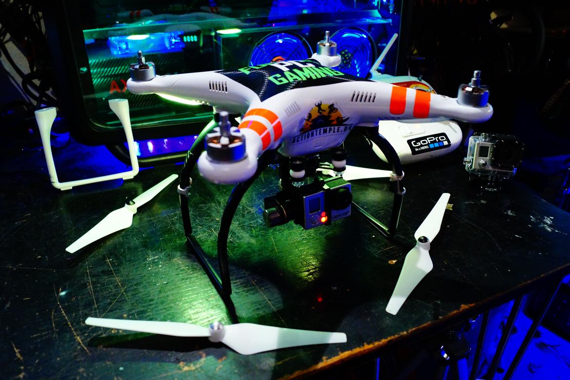 Multirotor Dji Phantom 2 with Zenmuse H3-3D, Gopro Hero3+ billede 5