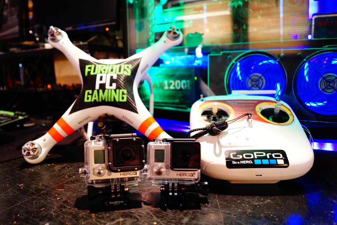 Multirotor Dji Phantom 2 with Zenmuse H3-3D, Gopro Hero3+ billede 6