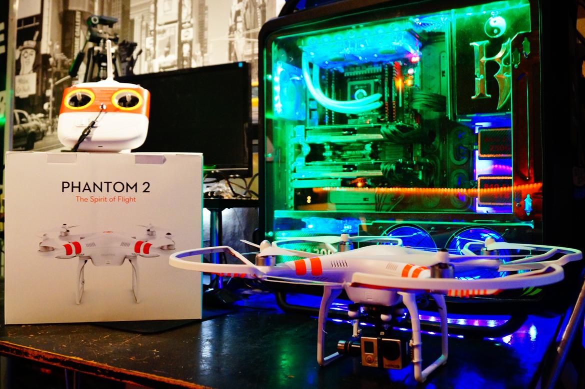 Multirotor Dji Phantom 2 with Zenmuse H3-3D, Gopro Hero3+ billede 18