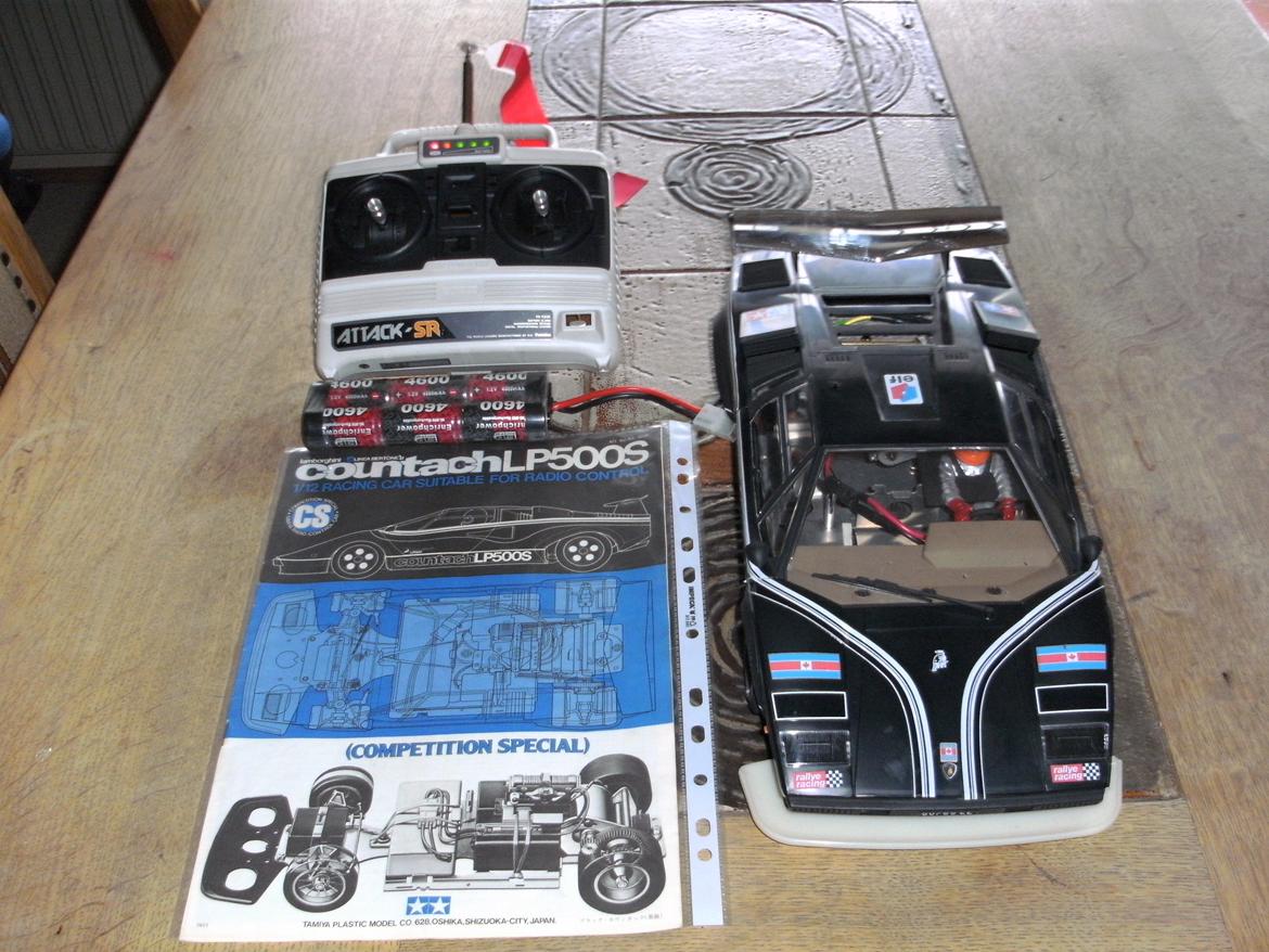 Bil tamiya 58008 Lamborghini Countach LP500S (CS) billede 1