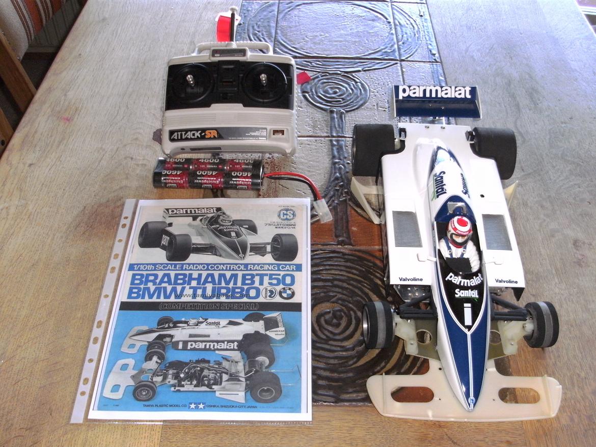 Bil tamiya 58031 Brabham BT50 BMW Turbo (CS) billede 1