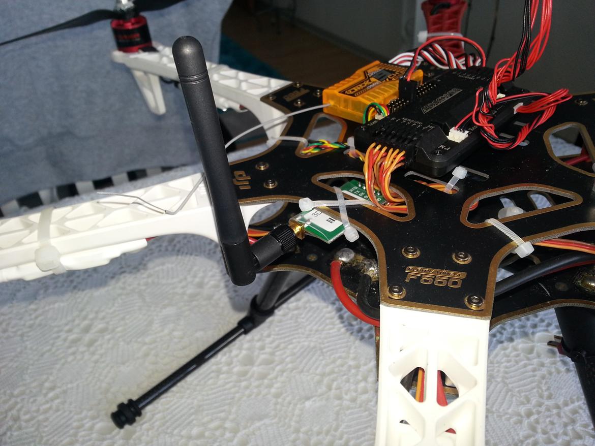 Multirotor dji f550 med APM 2.6 UAV billede 6