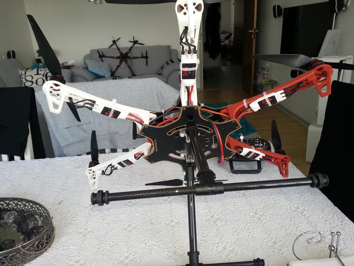 Multirotor dji f550 med APM 2.6 UAV billede 7