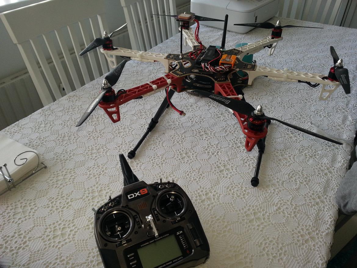 Multirotor dji f550 med APM 2.6 UAV billede 8