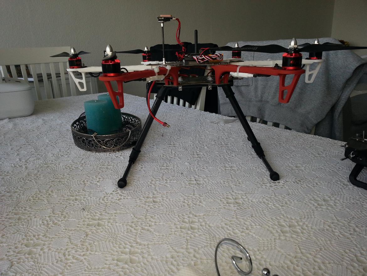 Multirotor dji f550 med APM 2.6 UAV billede 4
