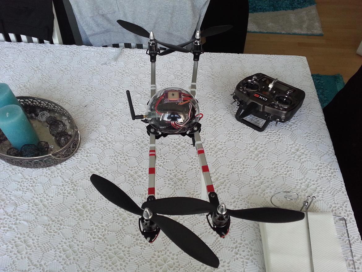 Multirotor Folde quadcopter med APM 2.6 UAV billede 5