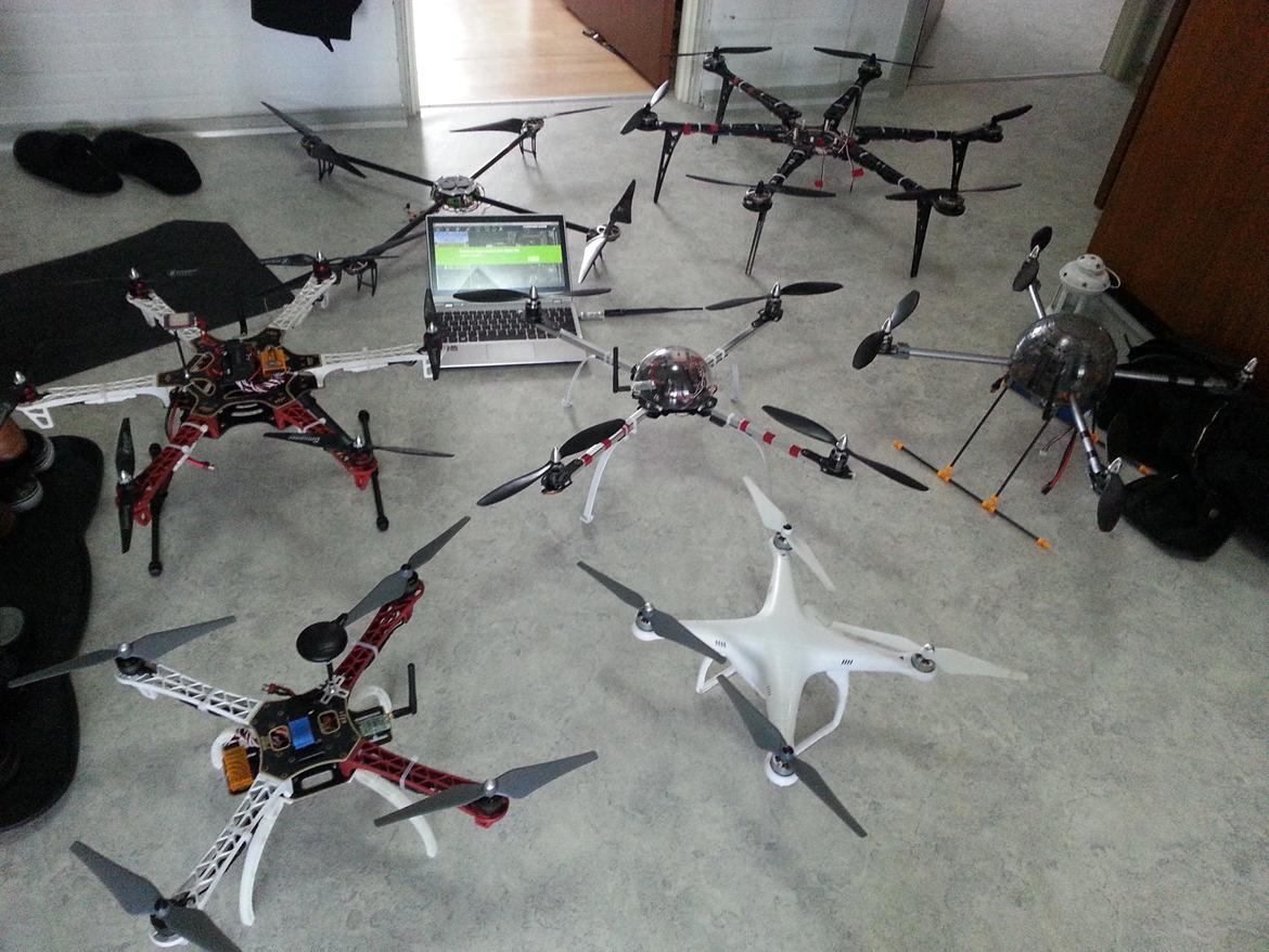 Multirotor Folde quadcopter med APM 2.6 UAV billede 8