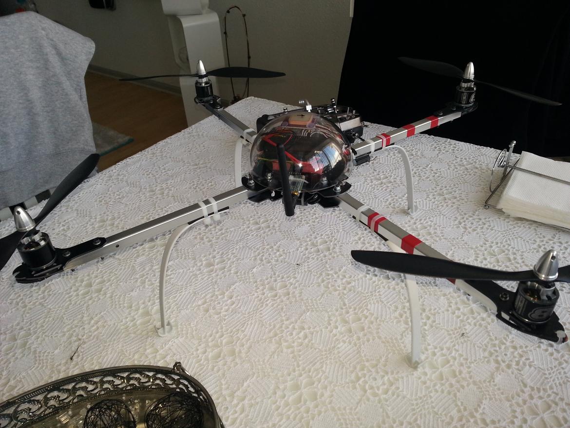 Multirotor Folde quadcopter med APM 2.6 UAV billede 2