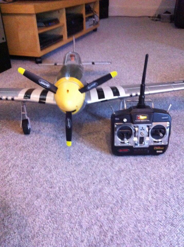 Fly Dynam p-51 mustang billede 1