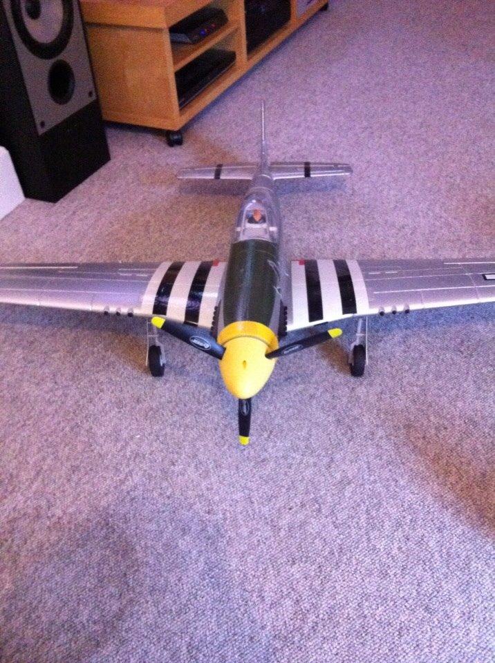 Fly Dynam p-51 mustang billede 2