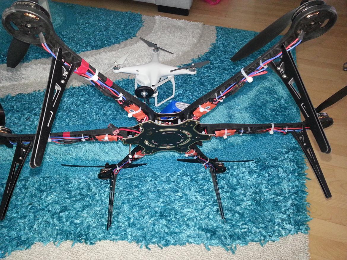 Multirotor Hexacopter S800 heavy lifter billede 6