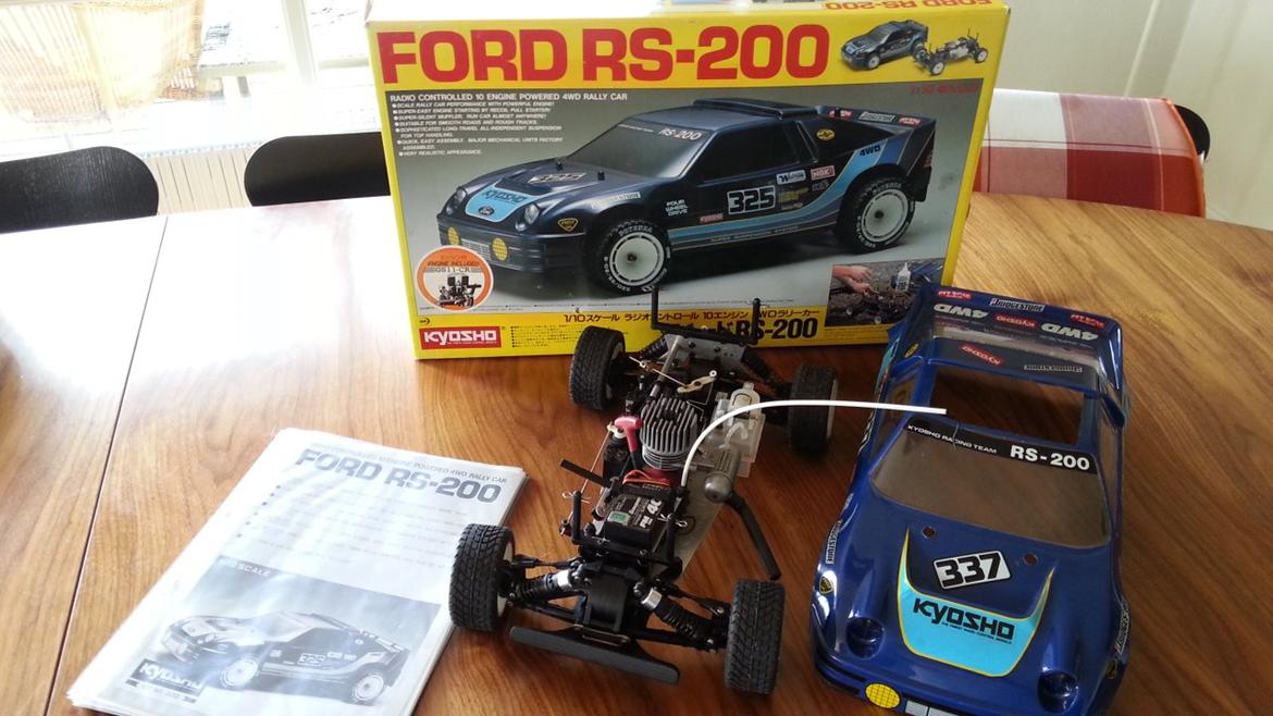 Off-Roader Kyosho Ford RS-200 kit no. 3013 billede 2