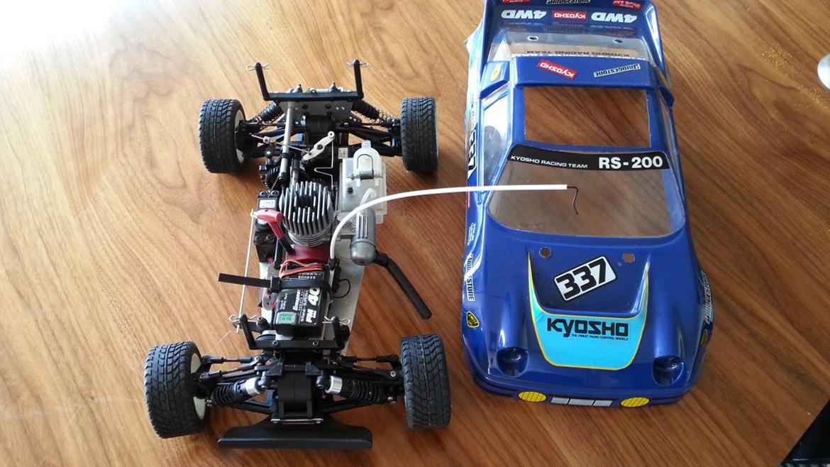 Off-Roader Kyosho Ford RS-200 kit no. 3013 billede 3