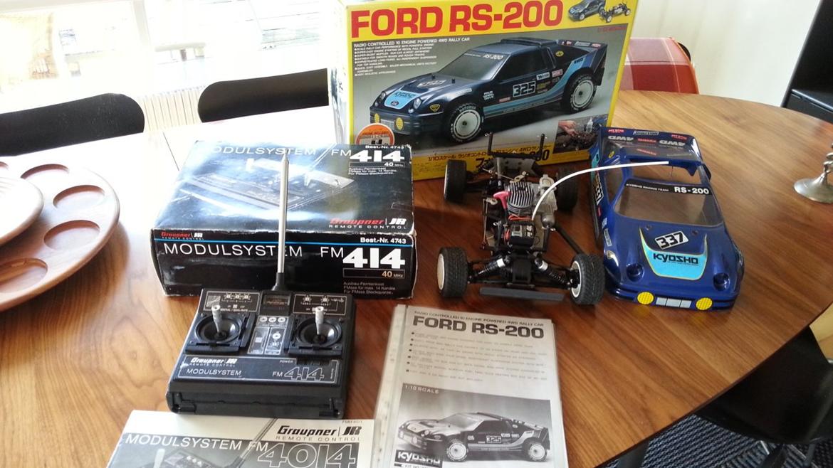 Off-Roader Kyosho Ford RS-200 kit no. 3013 billede 1