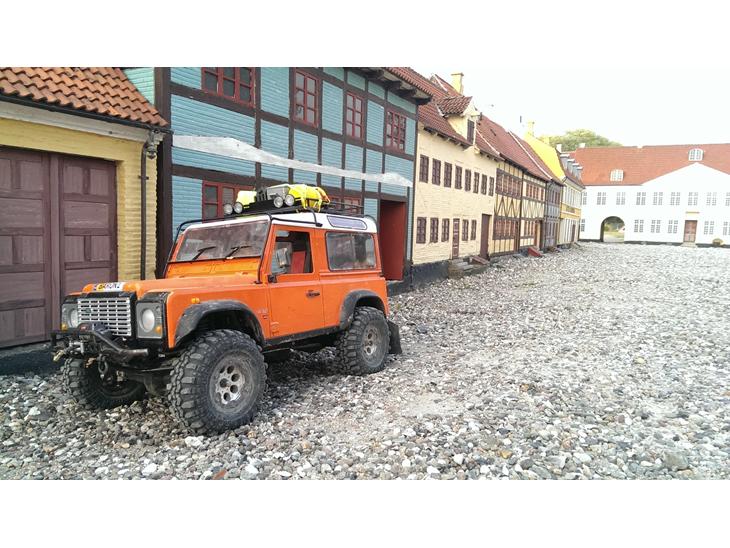 Off-Roader Axial SCX10 - Defender 90 [Ophugget] - Juli 2014: Lidt fra Køge Miniby billede 1