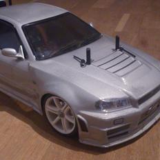 Bil Tamiya TT-01 Nissan skyline gtr r34