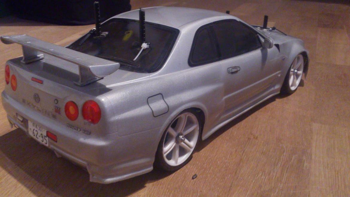 Bil Tamiya TT-01 Nissan skyline gtr r34 billede 4