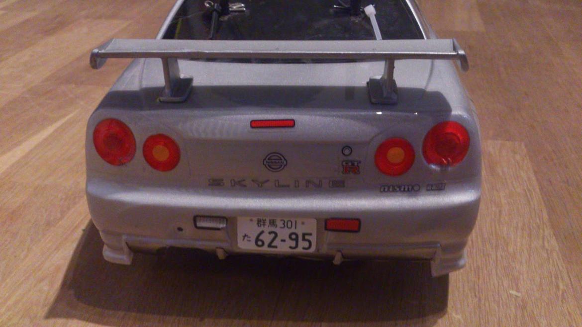 Bil Tamiya TT-01 Nissan skyline gtr r34 billede 5