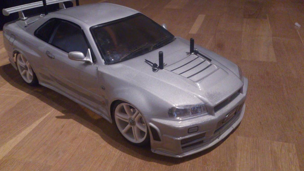 Bil Tamiya TT-01 Nissan skyline gtr r34 billede 2