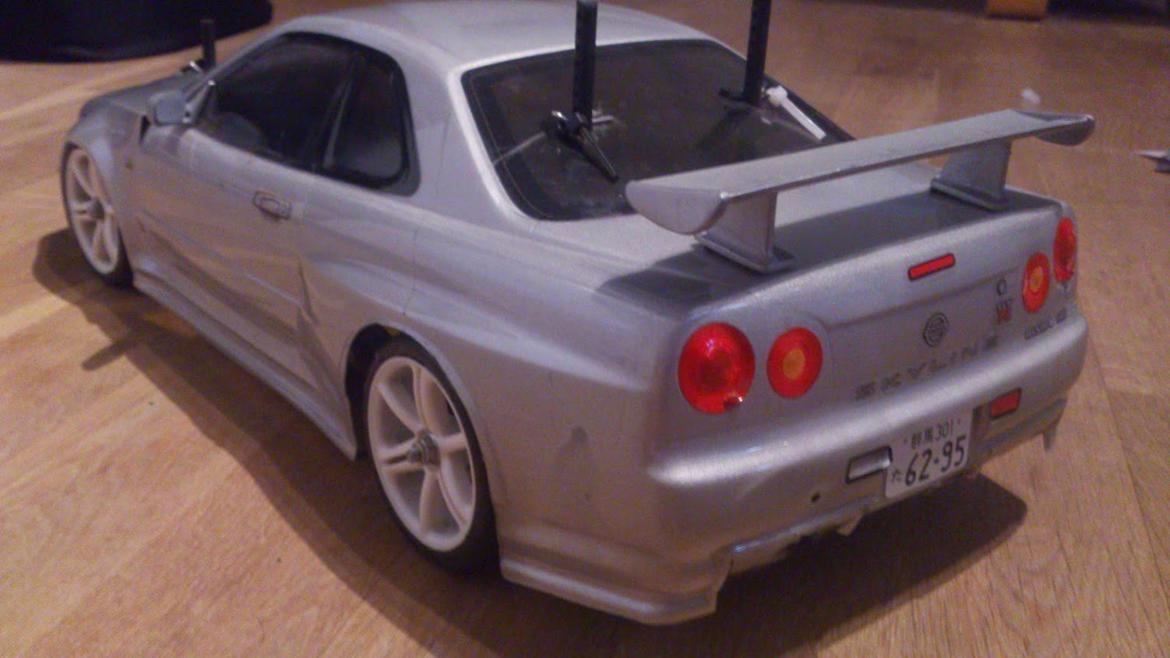 Bil Tamiya TT-01 Nissan skyline gtr r34 billede 6