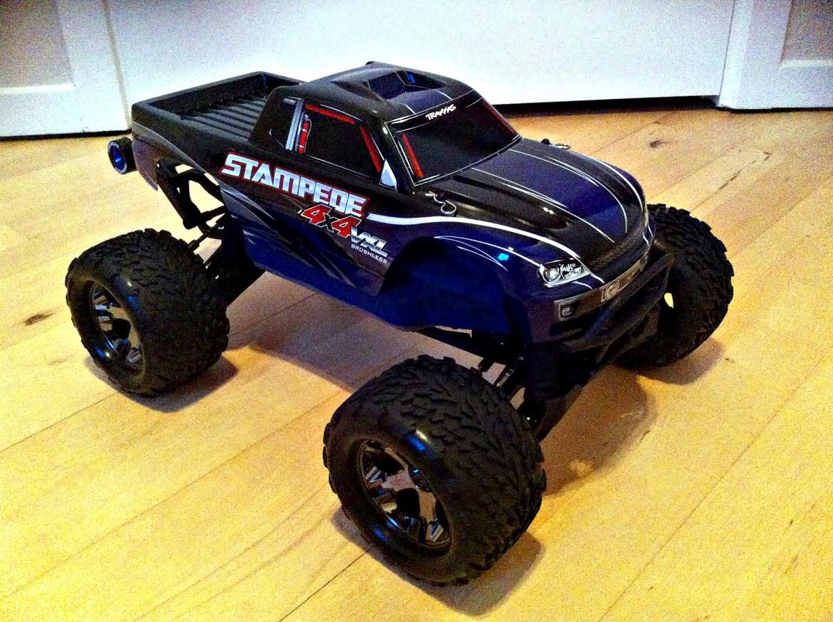 Bil Traxxas Stampede VXL 4X4 Brushless(Solgt) billede 1