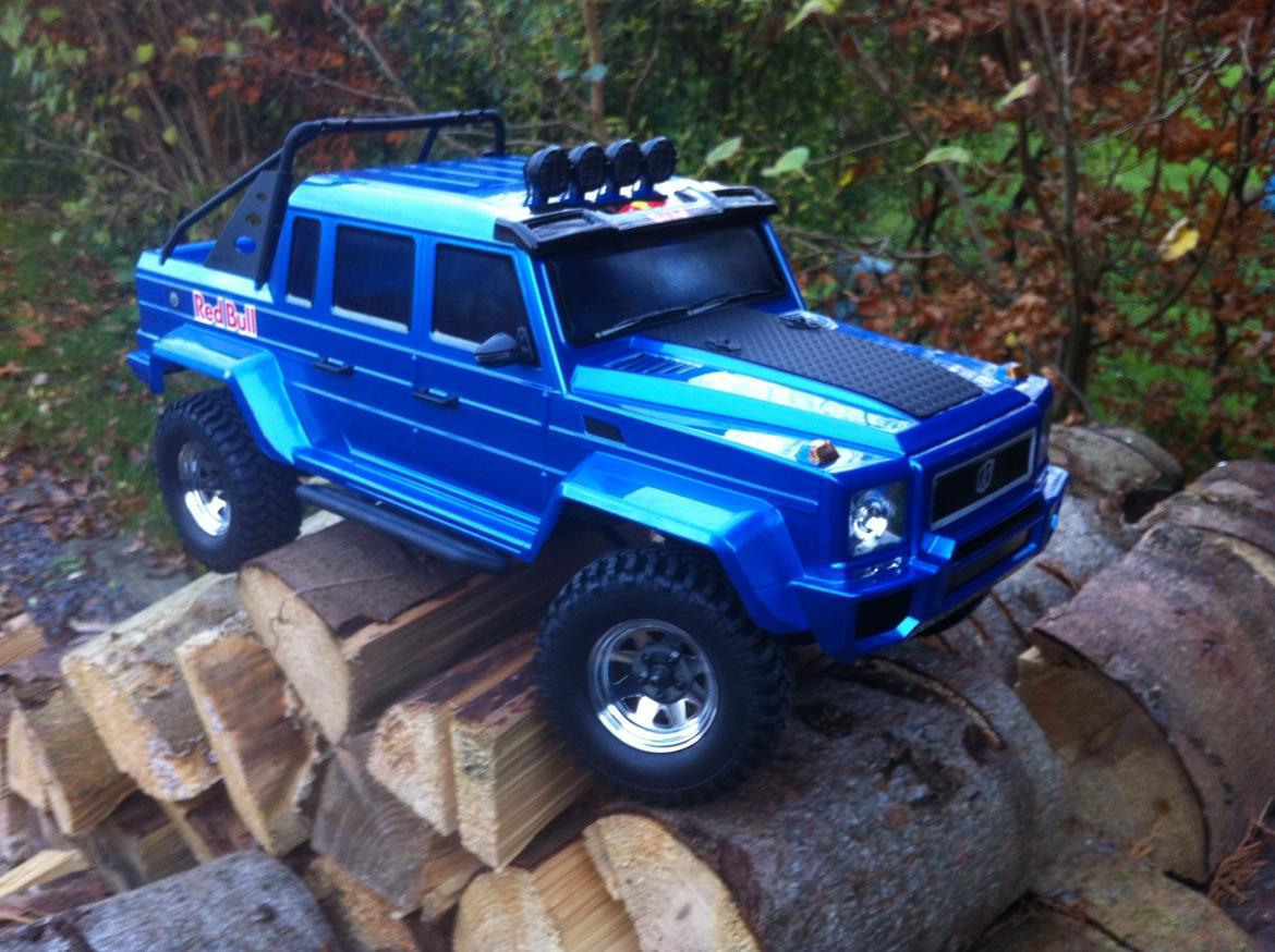 Bil Axial SCX10 Horri (Red) Bull billede 1