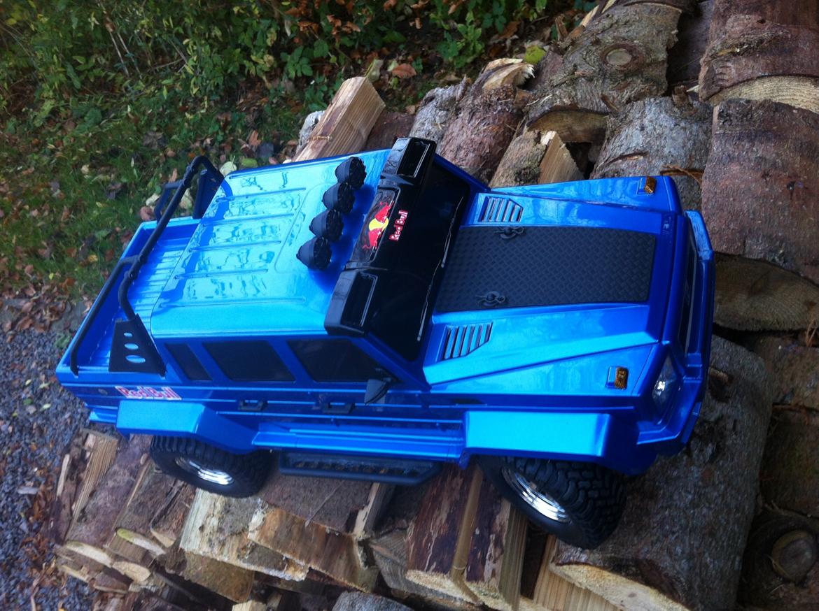 Bil Axial SCX10 Horri (Red) Bull billede 5