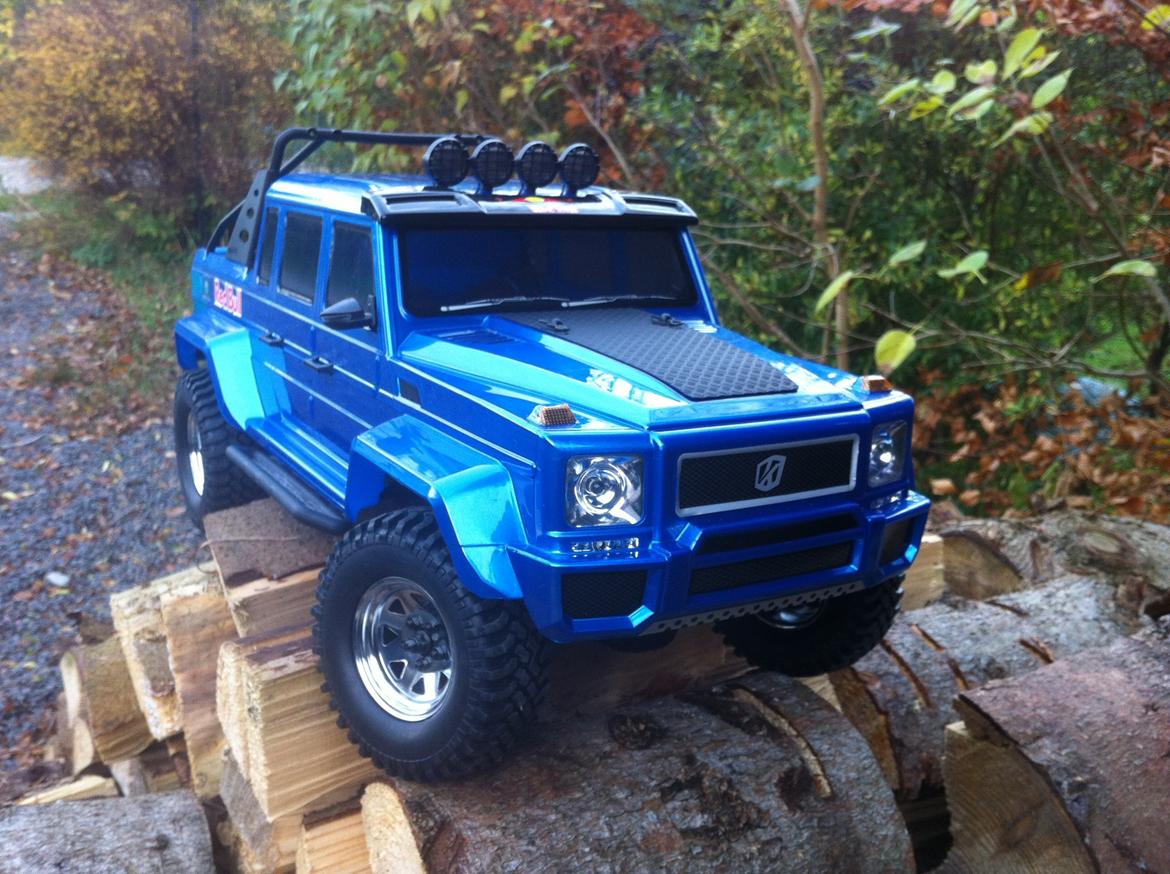 Bil Axial SCX10 Horri (Red) Bull billede 2