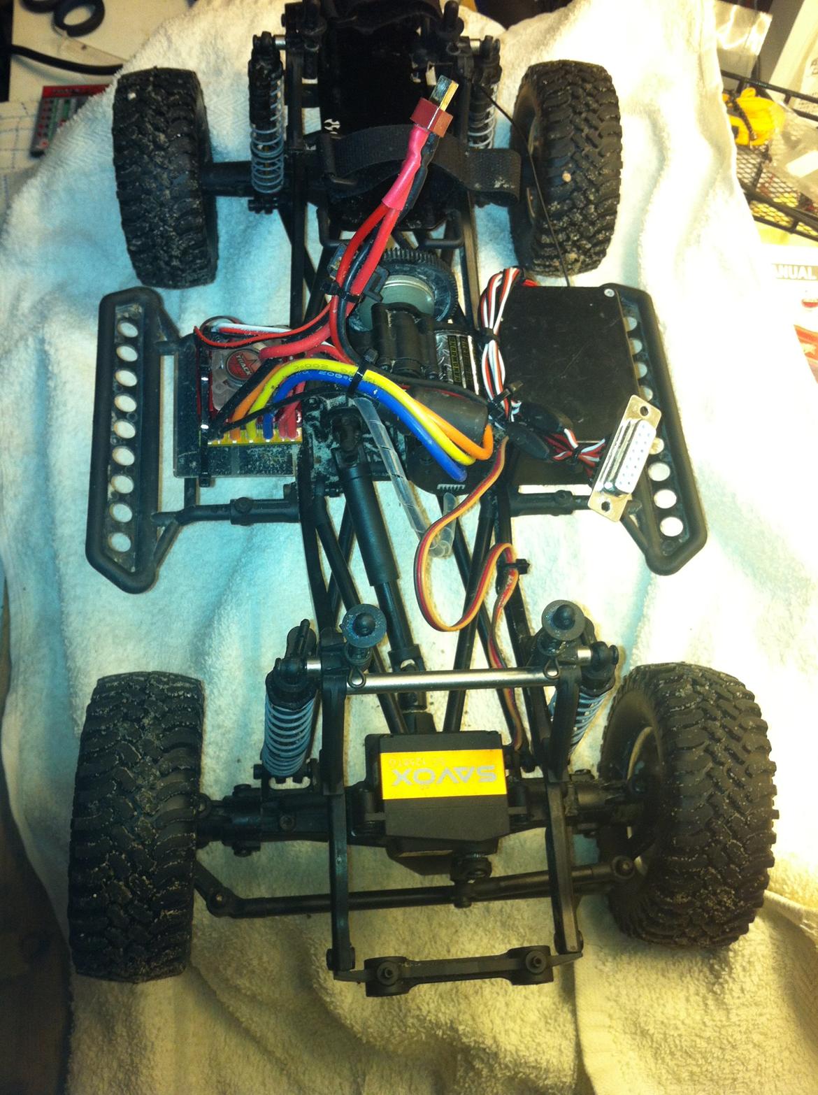 Bil Axial SCX10 Horri (Red) Bull billede 12