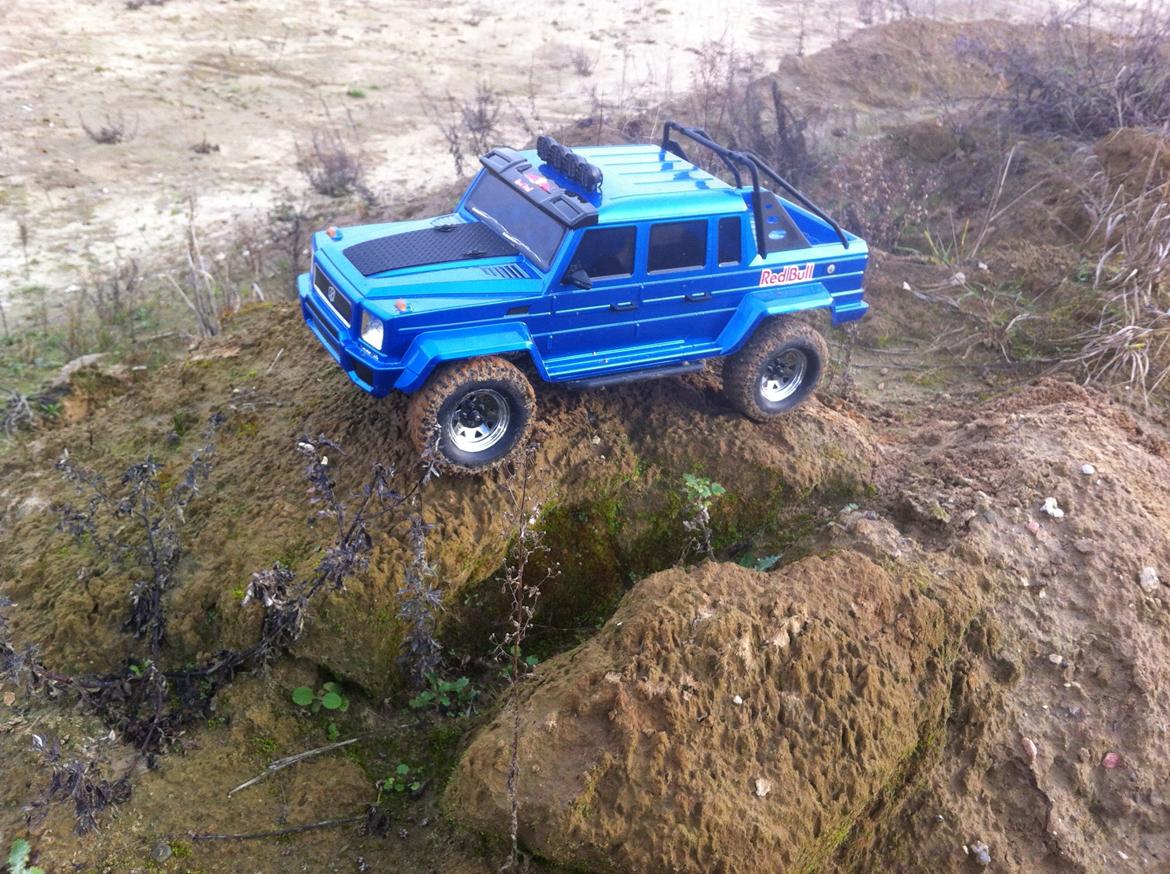 Bil Axial SCX10 Horri (Red) Bull billede 9