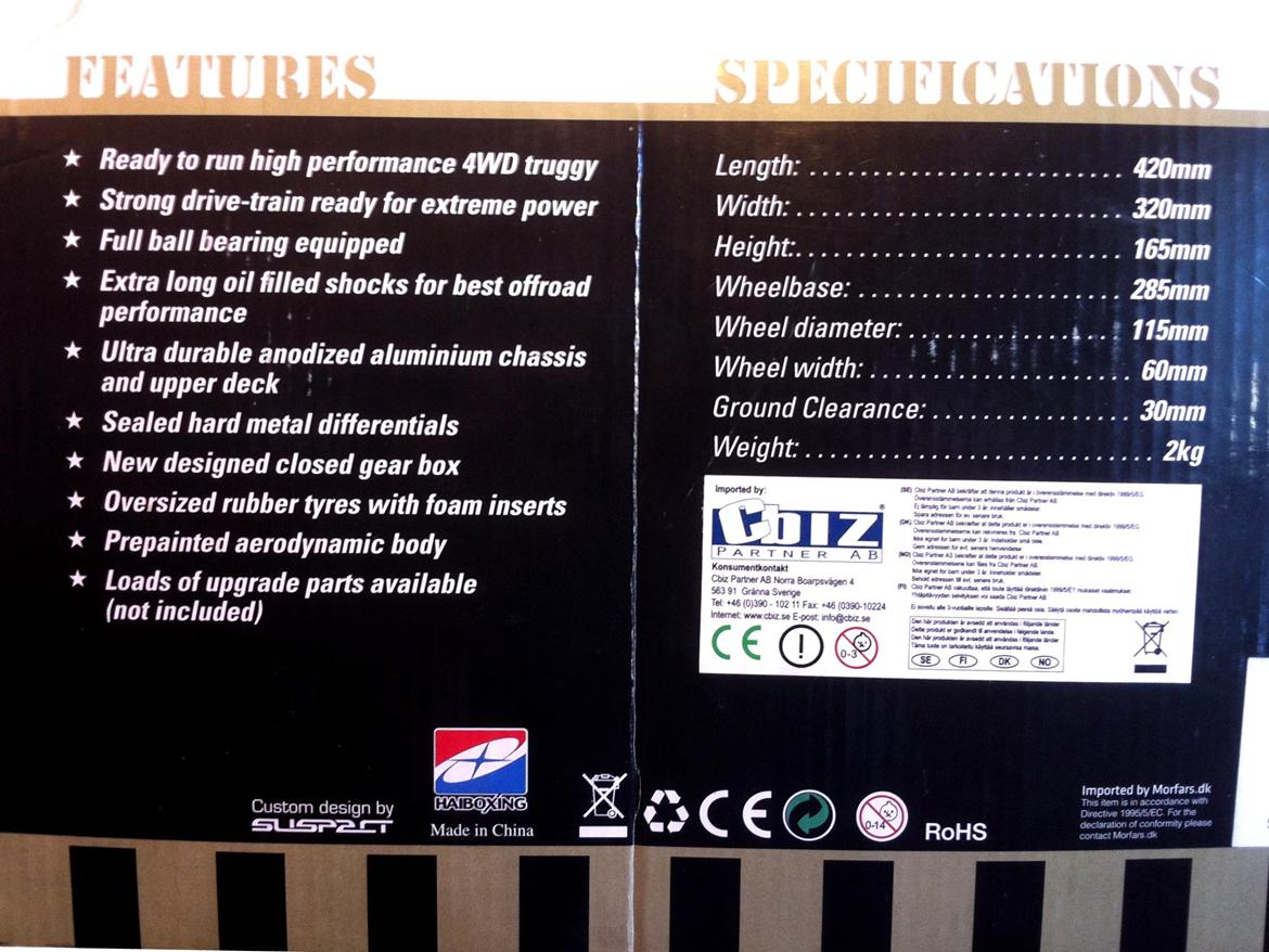Truck Haiboxing (HBX) 'Stealth X09' RTR [#6538X09B] billede 29