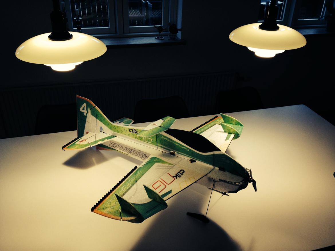 Fly Clik NG Superlite 4 - Færdig samlet brugt ca. 8-10 timer billede 1