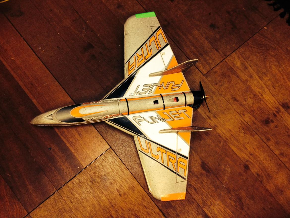 Fly Funjet Ultra 6 s Lipo R.I.P - FunJet Ultra med 6 s Lipo klar til race billede 5