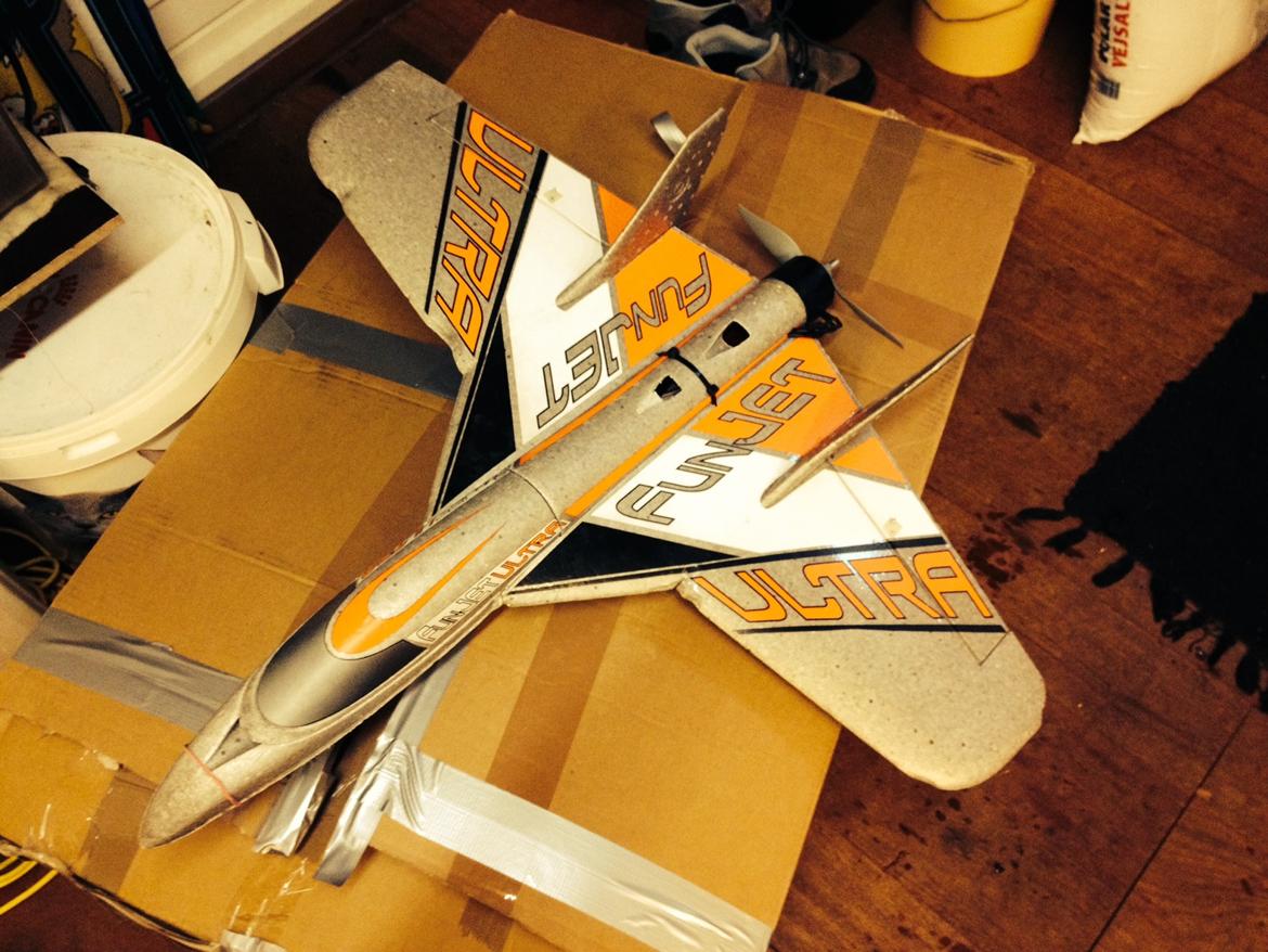 Fly Funjet Ultra 6 s Lipo R.I.P - Sådan kom den i kassen, godt pakket ind. Meget god sælger billede 6