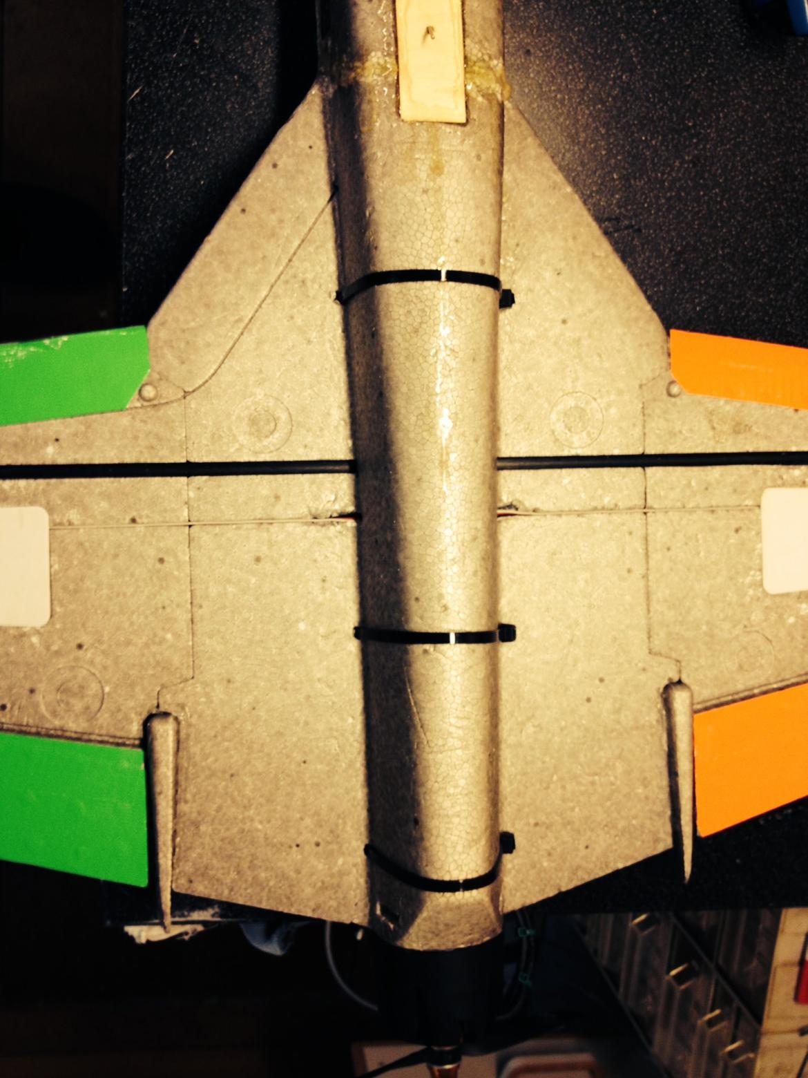 Fly Funjet Ultra 6 s Lipo R.I.P - Samlet med el strips billede 13