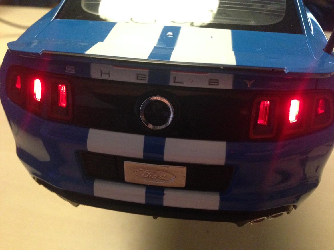 Bil Rastar Ford Shelby GT500 - Standard baglygter - add! billede 3