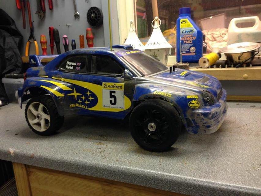 Bil Rally bil Subaru  billede 1