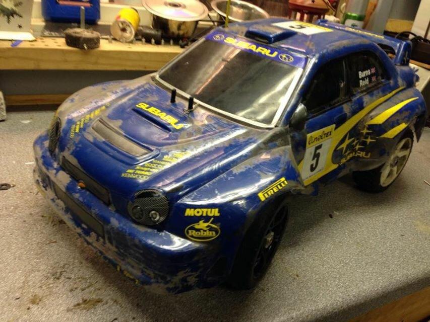 Bil Rally bil Subaru  billede 2