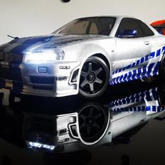 Bil Skyline R34 - Fast & Furious - HPI Sprint 2 Sport 