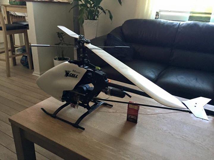 Helikopter X-cell 60 prof nitro helikopter billede 3