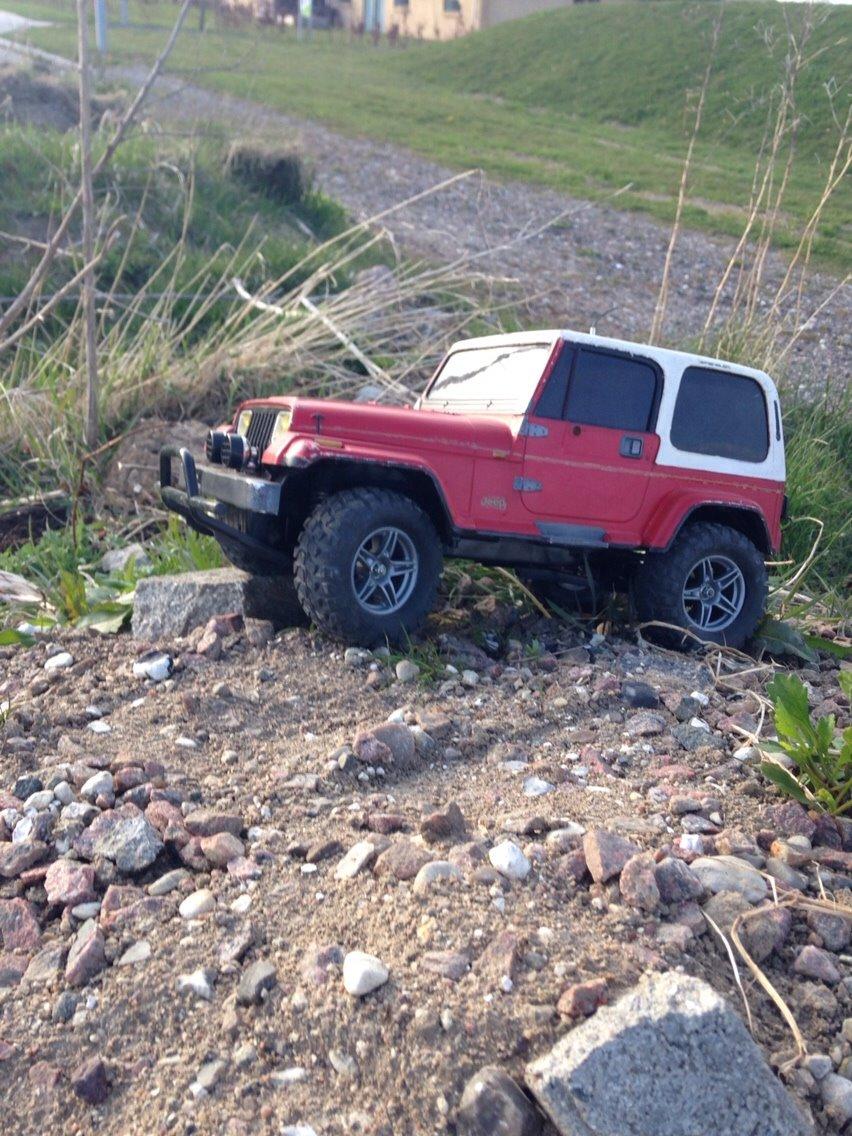 Off-Roader Jeep Wrangler YJ Tamiya cc01 billede 8