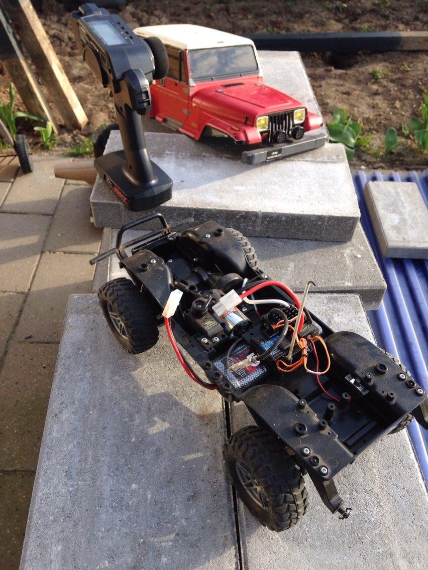 Off-Roader Jeep Wrangler YJ Tamiya cc01 billede 17