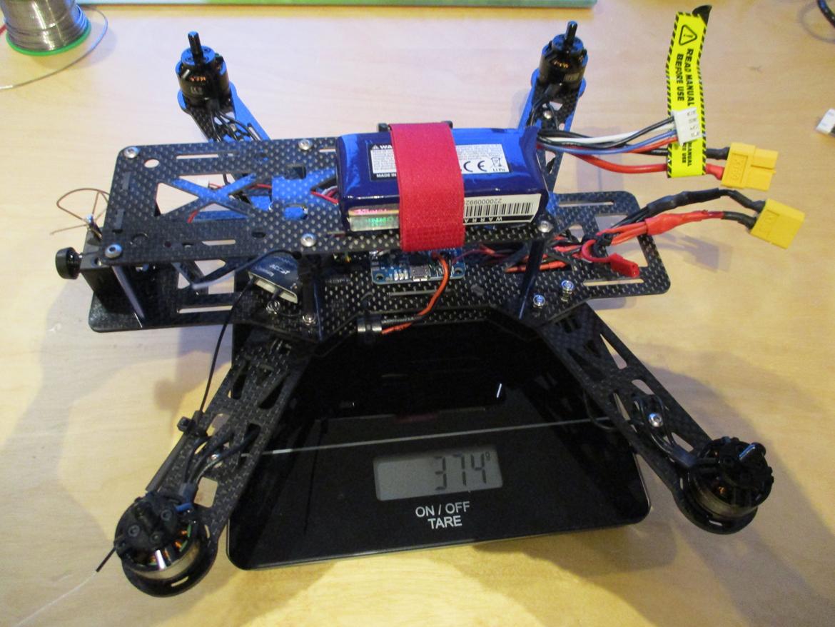 Multirotor E-Max Night Hawk 250 billede 1